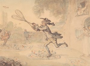 Butterfly Hunting av Thomas Rowlandson